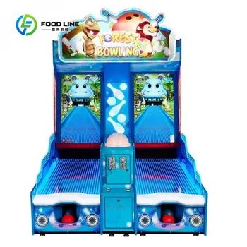 Macchina da Bowling Arcade Interattiva, Attrezzatura per Giochi Sportivi per Centri Familiari, Centri Commerciali e Sale Giochi