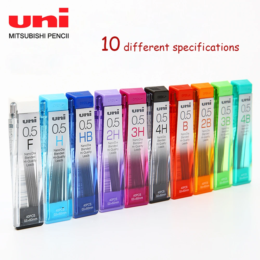 UNI-BALL 0.7mm 2H Refill Leads - 144 Leads Total (12 Tubes Of 12), Hi-Quality For Automatic Pencils, Strong & Smooth Writing - View #14