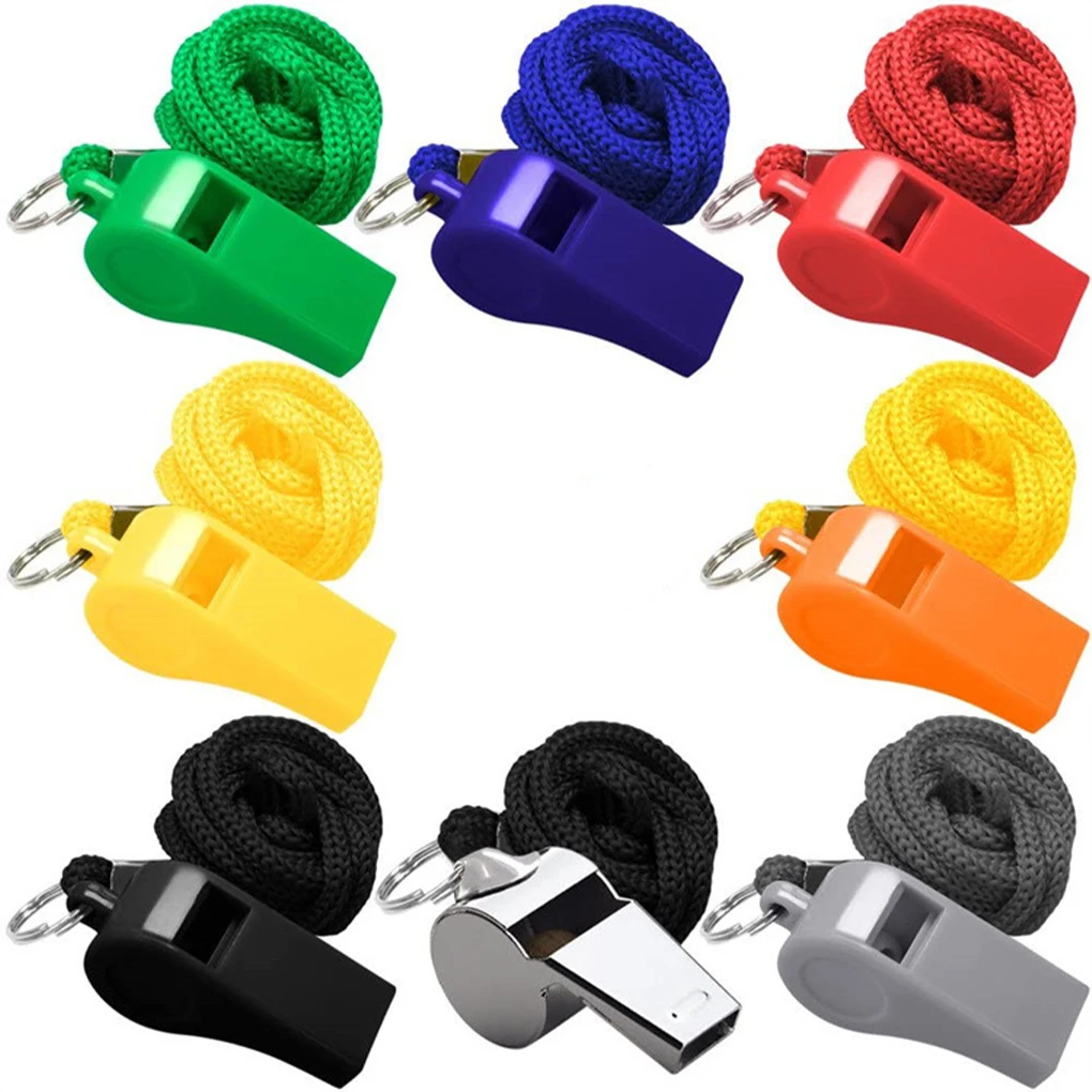 

8pack lot Cheerleading Whistle Wide Application Muilti-color Lightweight And Portable