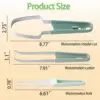 3-in-1 Watermelon Fork Slicer Cutter, 2024 Stainless Steel Fruit Watermelon Cutting Tool Fork Slicer Knife Set for Home Kitchen 6
