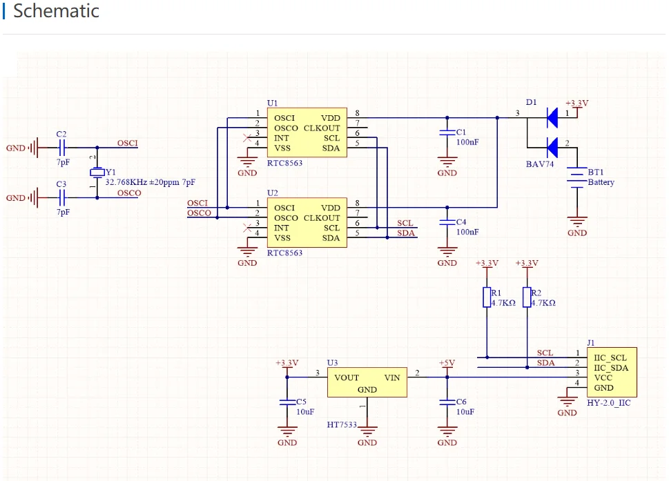 Official Real Time Clock (RTC) Unit (HYM8563)