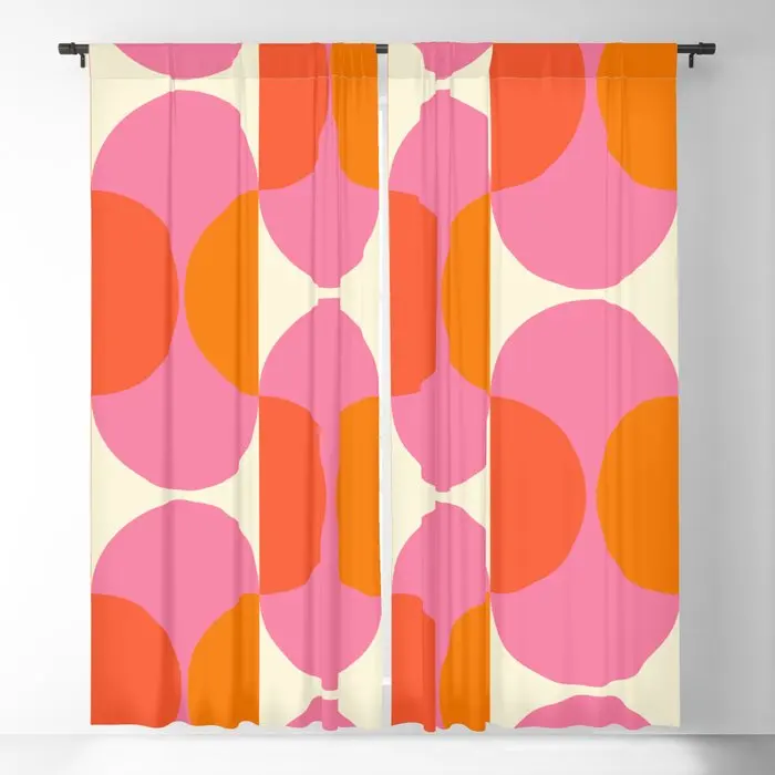 

Capsule Sixties Blackout Curtains 3D Print Window Curtains For Bedroom Living Room Decor Window Treatments