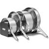 Caraway Stainless Steel Cookware Set (4 Piece) - 5-Ply Stainless Steel Pots & Pans - Includes Fry Pan, Sauce Pan, Sauté Pan 1
