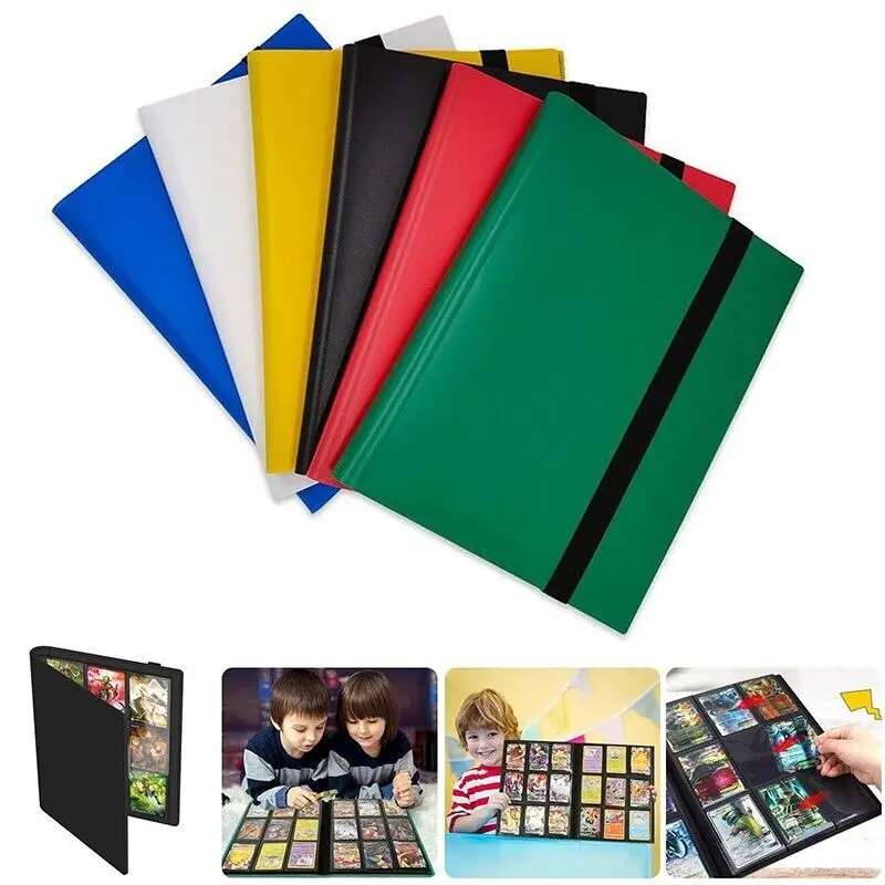 

Trading Card Collector Holder 9-Pocket 360 Cards Binder Portable Storage Case Suitable for Cards Baseball Football Cards