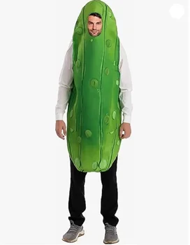 Costume da sottaceti per adulti, costume alimentare unisex, tuta di frutta per cosplay