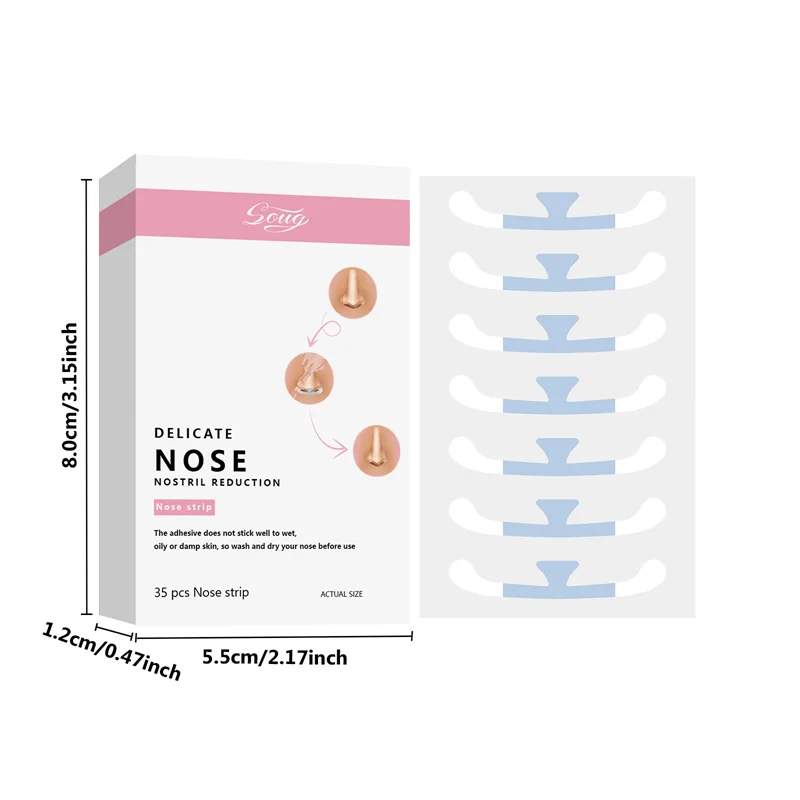 Invisible Nose Shrink Stickers for Perfect Contour