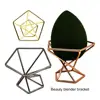 Makeup Sponge Holder Rhombus Shape Process Hollow Design Carbon Steel Beauty Puff Sponge Drying Stand Dresser Vanity Accessories 3