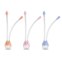 J15U Manual Nose Sucker for Protection for Baby Mouth for Newborns and Toddlers Hygienic Suction Aspirator Silicone