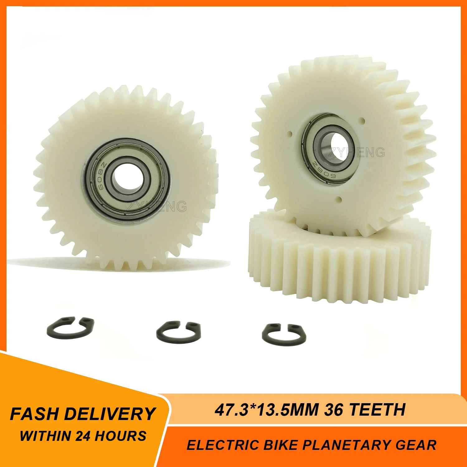 Engranaje De Nylon De 36 Dientes Para Motor Bafang 500W – Repuesto Para Bicicleta Eléctrica, Con Cojinete De Acero | Herramienta De Modificación Y Mantenimiento