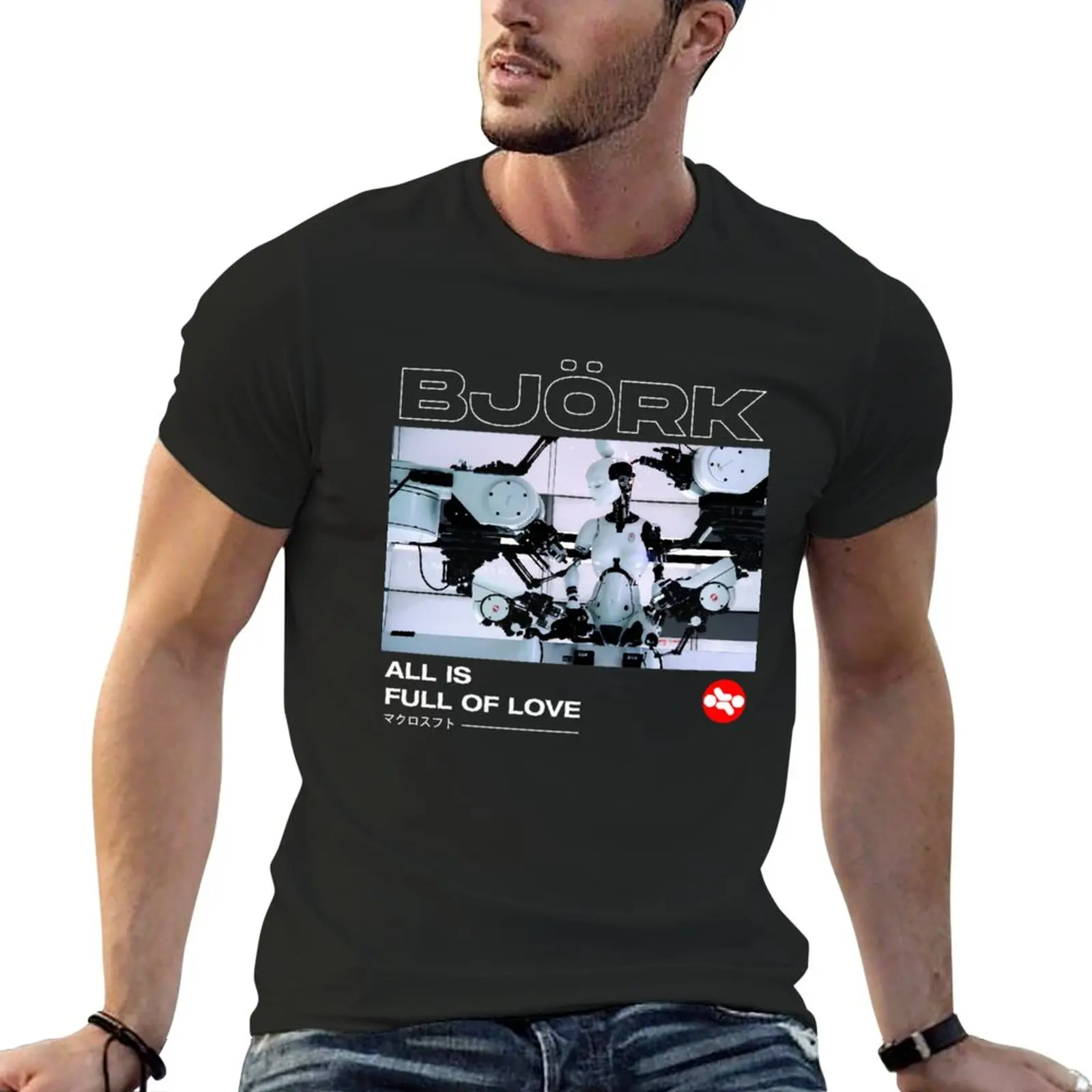 

Футболка мужская с надписью «All is Full of Love»