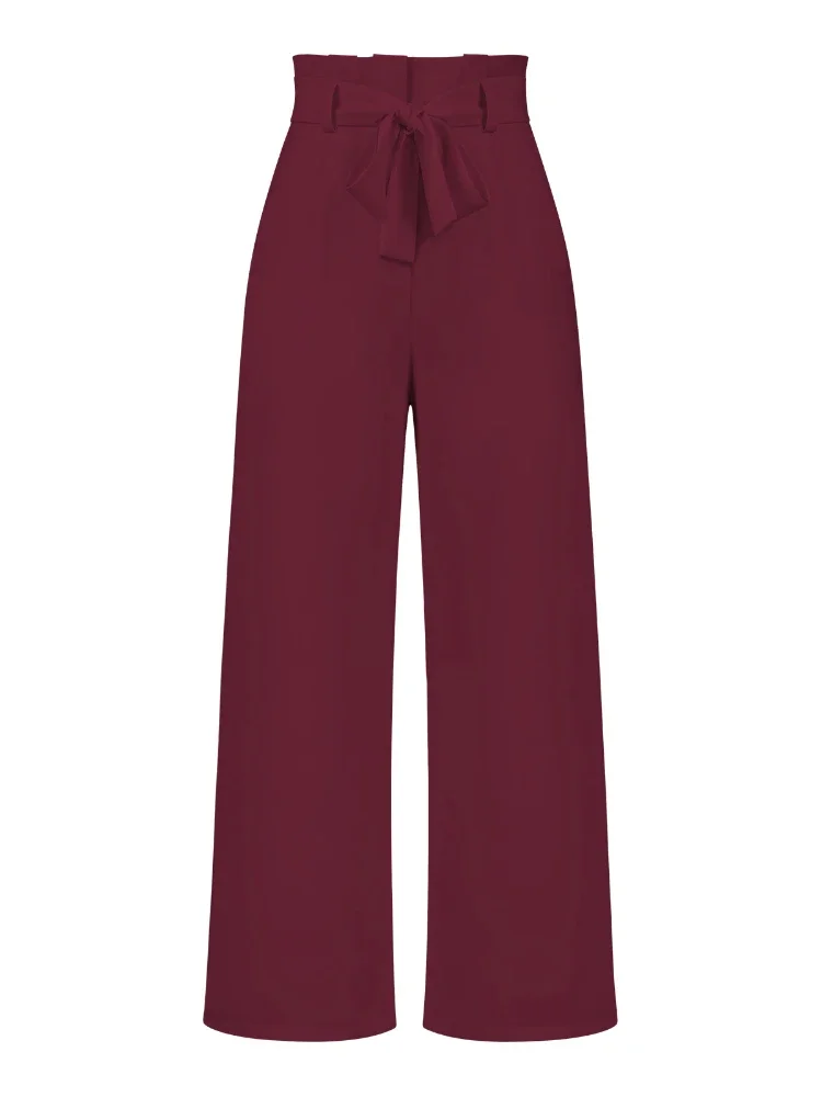 2023 Fashion New In Women's Pants Casual Workplace Loose Women Pant Versatile Straight Broad Leg High Waist Pants Women Clothing