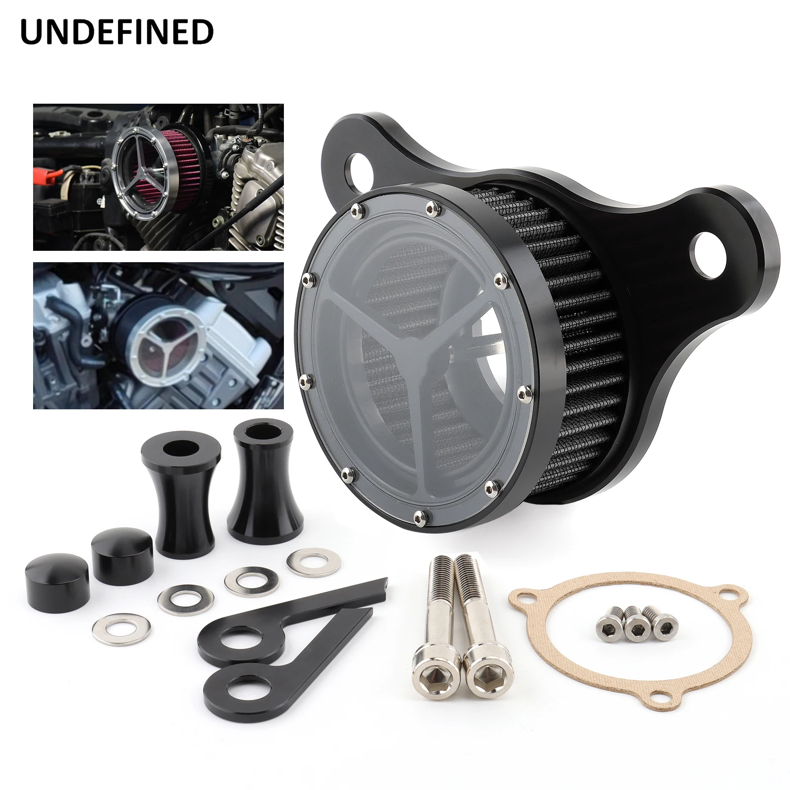 Filtro Aria Filtro Aria Moto Sistema Di Aspirazione Per Harley Sportster Xl 1200 883 Ferro 48 72 72 72 72 Forty-Eight 1991-2023