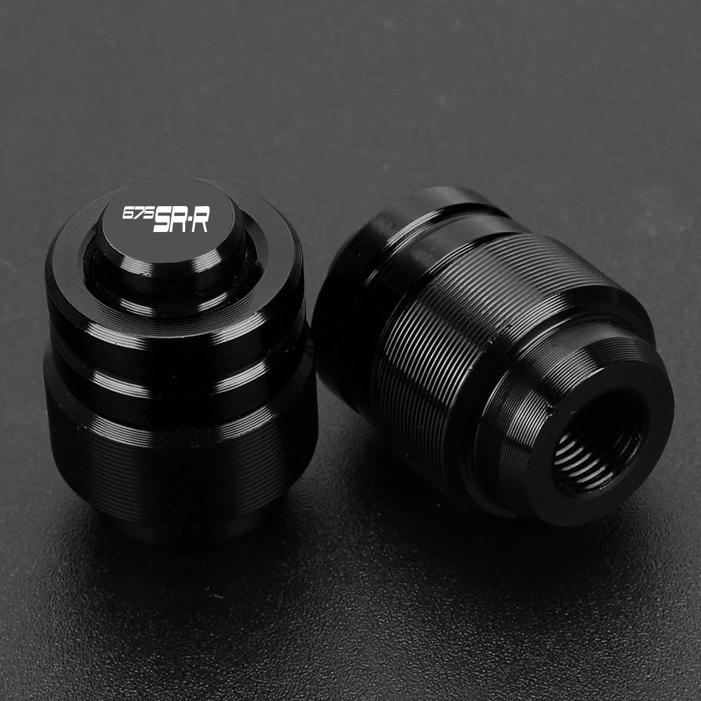 Motorcycle Rearview Mirror Plug and Tire Valve Stem Caps Cover