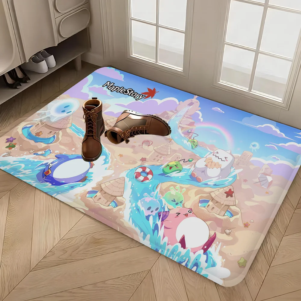 Game Maplestory Long Rugs Nordic Style Home Doormat Bathroom-Toilet Mats Bedroom Hotel Decor Mat 4