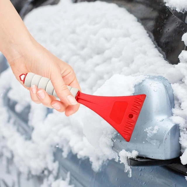 Grattoir à glace pour pare-brise de voiture, nettoyage rapide, brosse en  verre, déneigeur, outil TPU, fenêtre automobile, hiver, pelle à brosse -  AliExpress