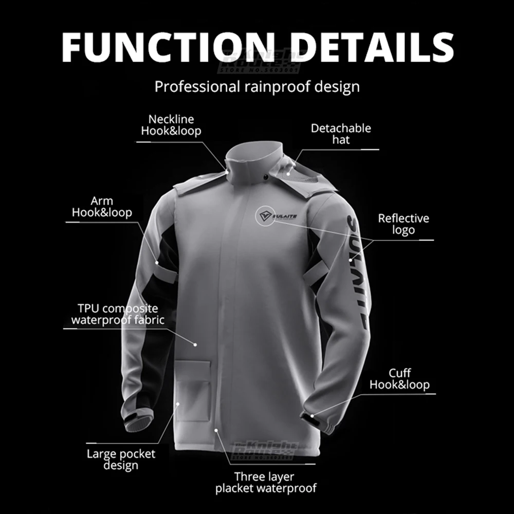 Motorcycle Men Raincoat Motorbike Rain Suit Moto Raincoat Rain Coat Jacket Pants Biker Set Waterproof Motorcyclist Women motorcycle rain boots