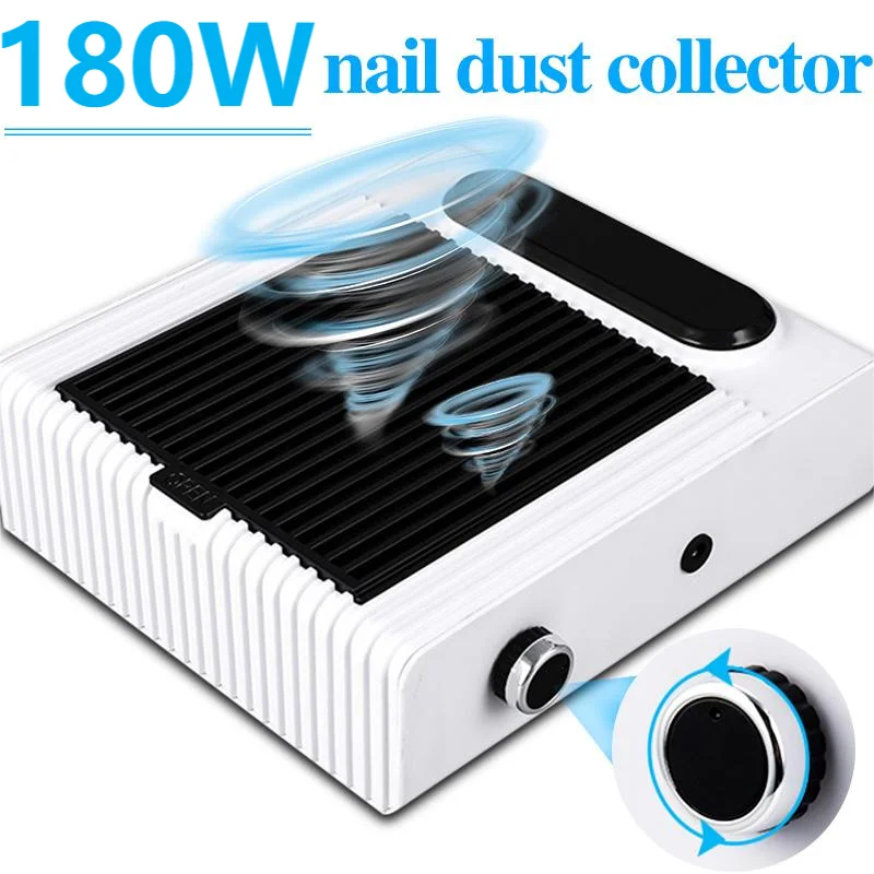 180WNailDustCollectorWithReplaceFilterAdjustableWindSpeedNail