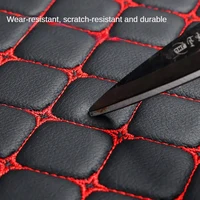 PU Leather Car Seat Cover Universal Minimalism Soft Seat Cushion Protective Cover with Storage Pocket Car Interior Accessories 4