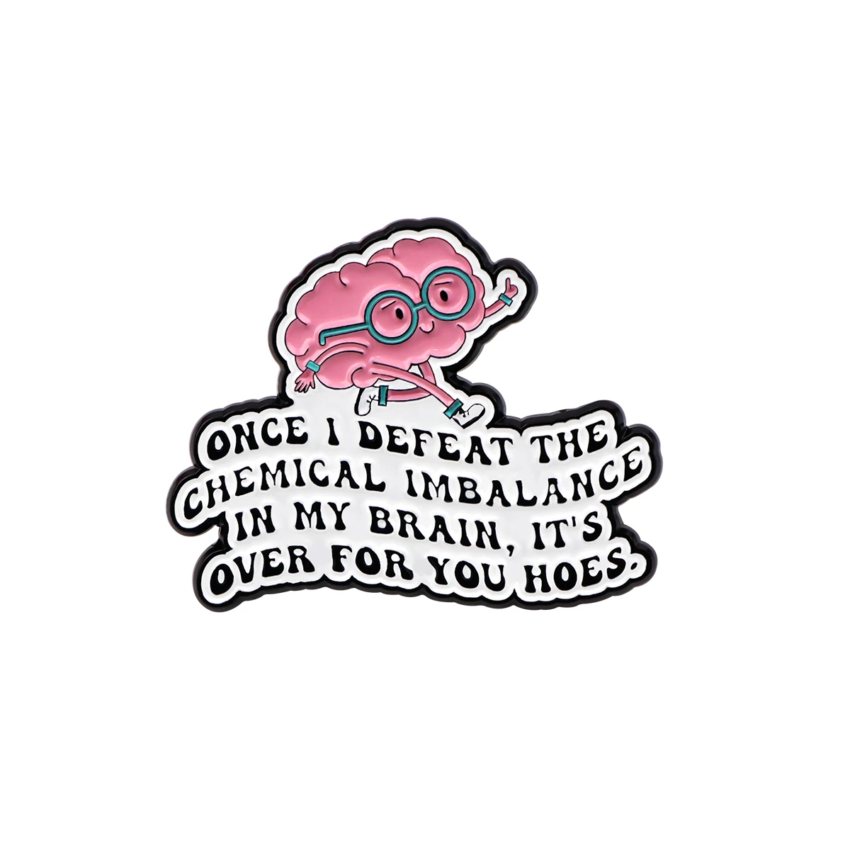 Quotations Series Enamel Pin Brooch for Backpacks and Accessories