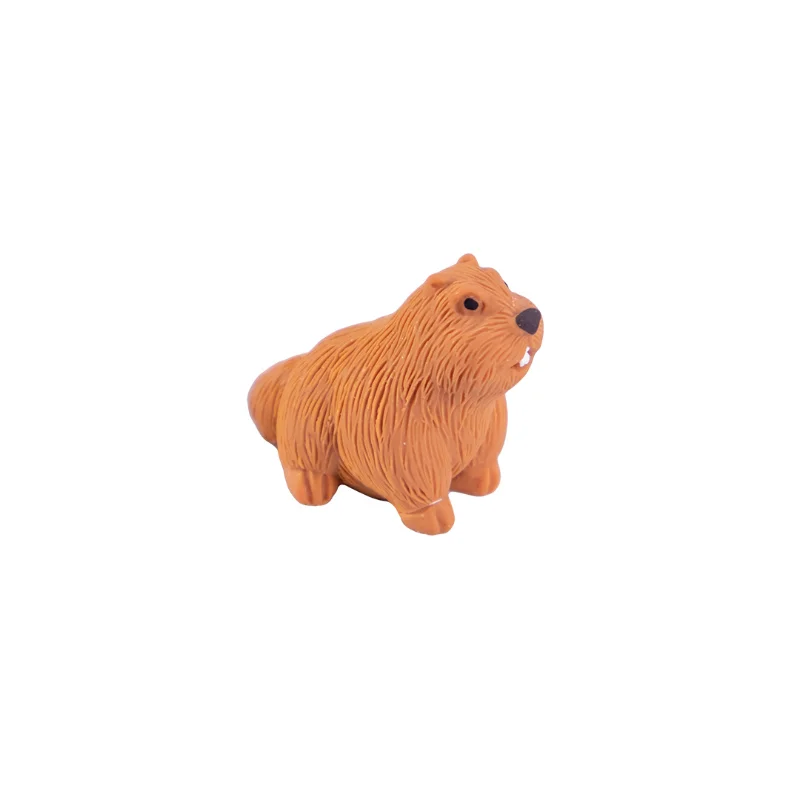Simulation Marmot Resin Crafts Car Desktop Decoration Mini Animal Ornament Cute Gift for Home Office Decor