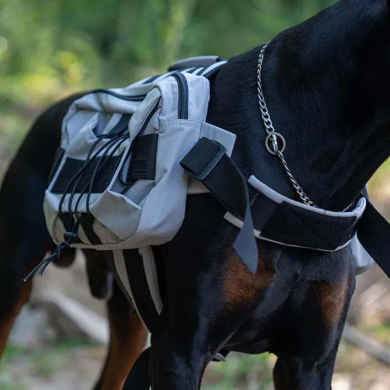 Pet Large Pocket Tactical Chest Strap Vest Reflective Dog Chain