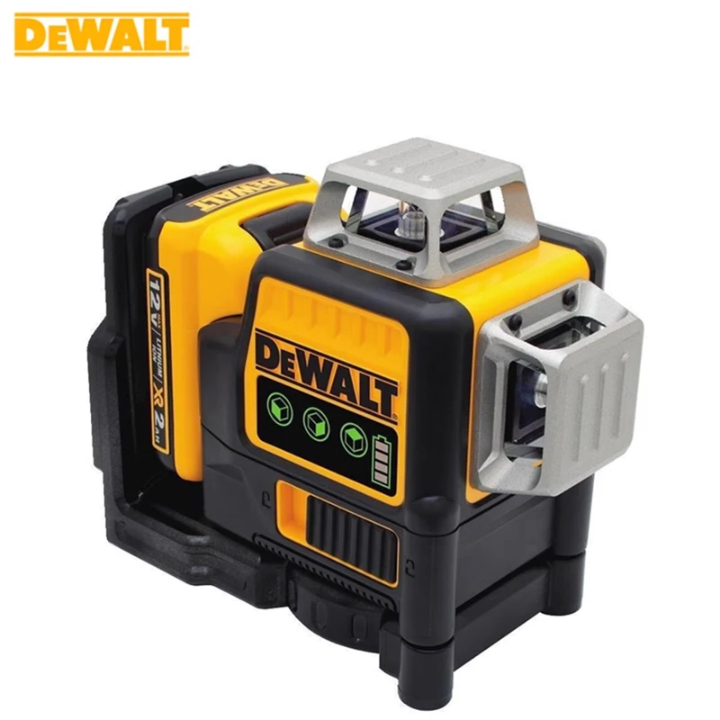 

2023 Dewalt DW089LG 3 Sides*360 Degree Vertical 12V Lithium Battery 12 Lines Laser Level Horizontal Green Meter Outdoor