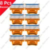 Fusion series NEW 5-layer Razor Blades, Replacement Blades, Vintage Wet Shaving Safety Razor, Skin Protection Classic Razor 5