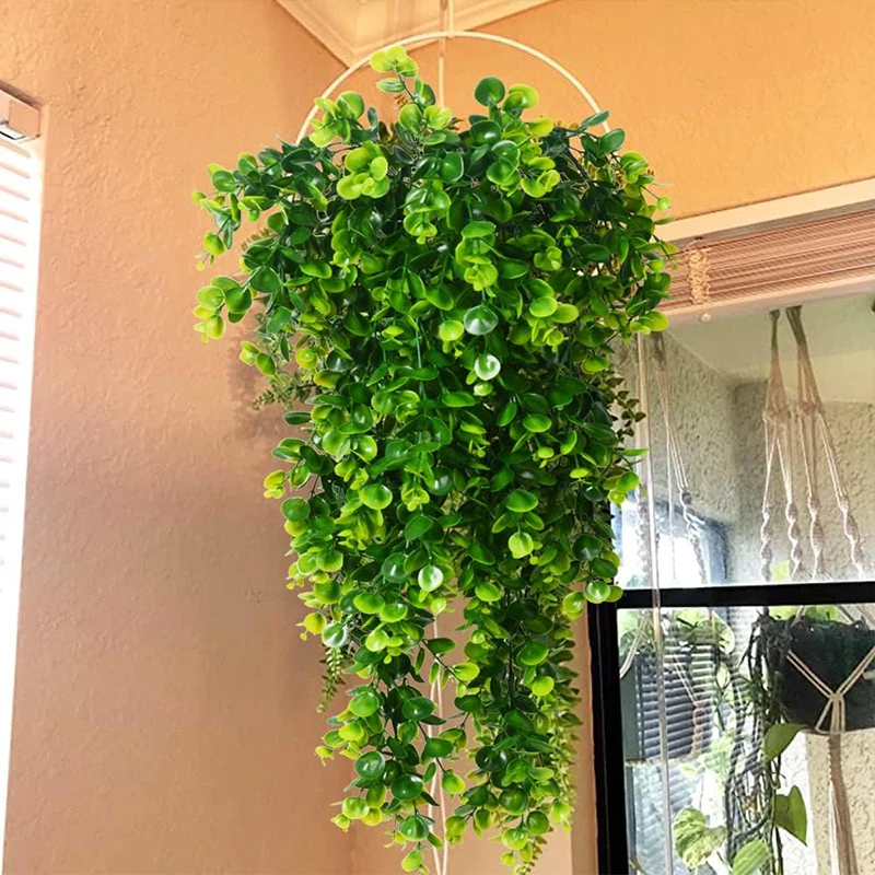 Faux Hanging Eucalyptus Vines 2