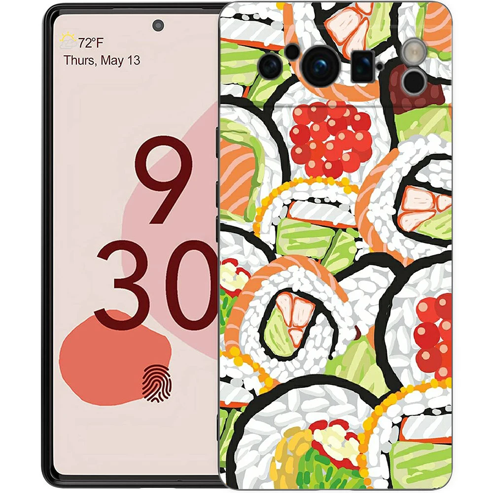 Cute Cartoon Sushi Soft TPU Phone Case Cover