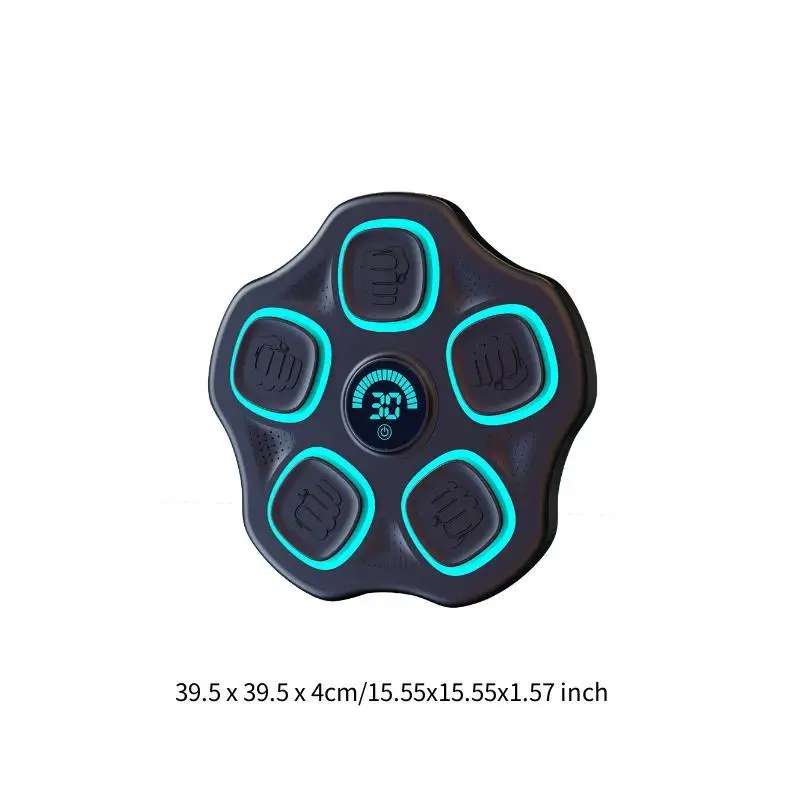 Music Boxing Machine with Gloves Indoor with LED Focus Training Punching Pad