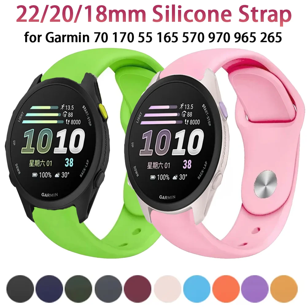 Versatile Sport Silicone Strap - Multiple Sizes