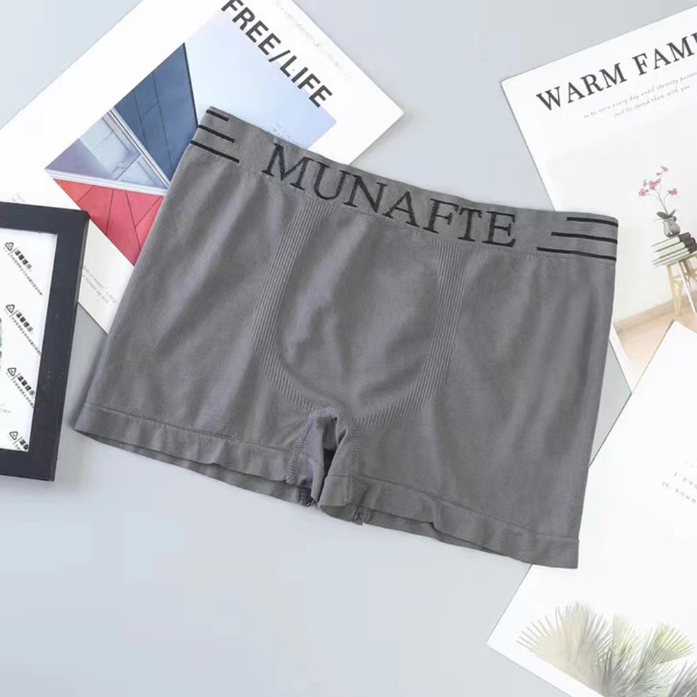 

Men Sexy Boxer Shorts Middle Waist Stretch Comfortable Breathable Underwear