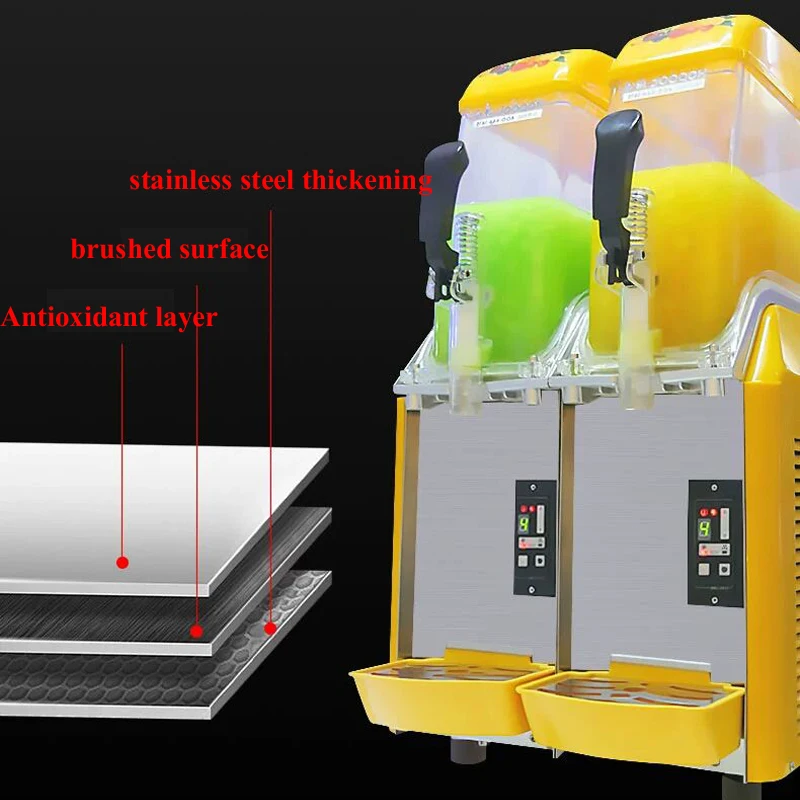 Factory Price Three Cylinder Slush Machine Commercial Industrial Snow Melting Machine 110v 220v Cold Drink Juicer