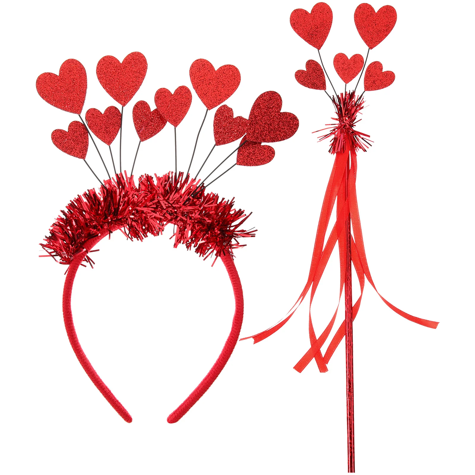 

Украшения для ванной комнаты, декоративные повязки на голову на День святого Валентина, пластиковая повязка для волос на День святого Валентина