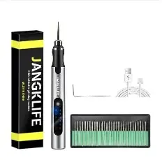 JANGKLIFE USB Cordless Rotary Tool Kit Holzbearbeitung Gravur Stift DIY Für Schmuck Metall Glas Mini Drahtlose Bohrer – Detail 7