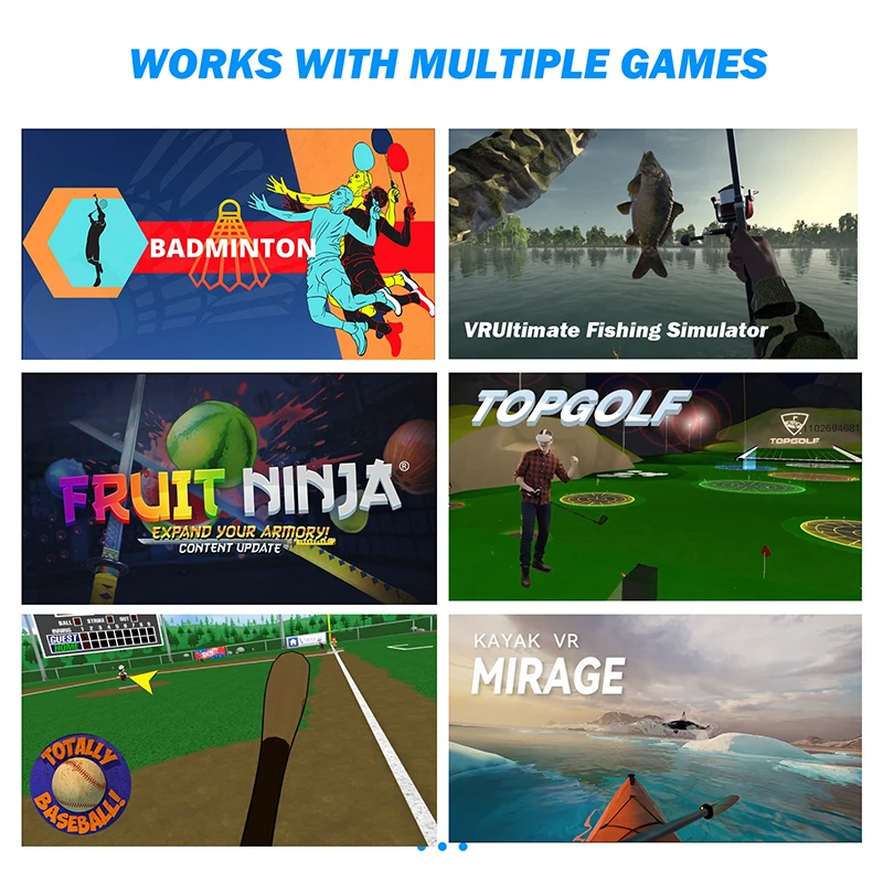 Espada Hibloks VR para Oculus Quest 2, mango de palo largo, sable