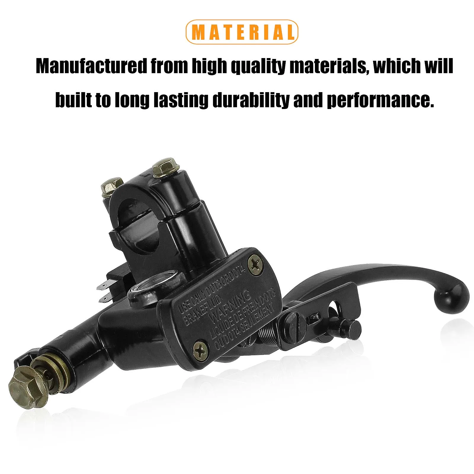 8mm Rear 8mm Banjo Bolt Rear Hydraulic Brake Master Cylinder For - Foto 11