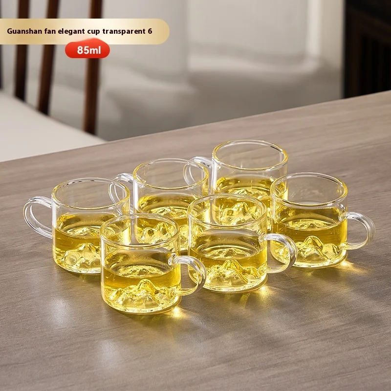 إبريق شاي زجاجي فاخر مقاوم للحرارة