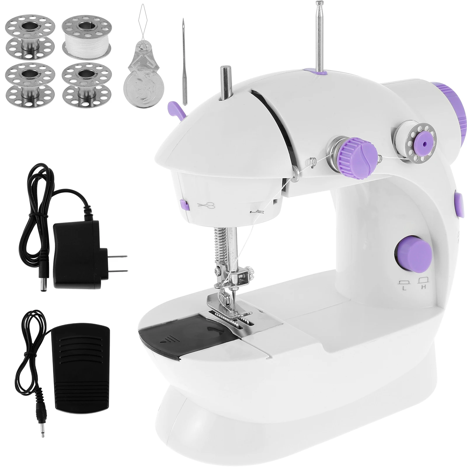 

Mini Sewing Machine Electric Sewing Machine for Beginner Portable Sewing Machine with Light Small Sewing Machine with Sewing Kit