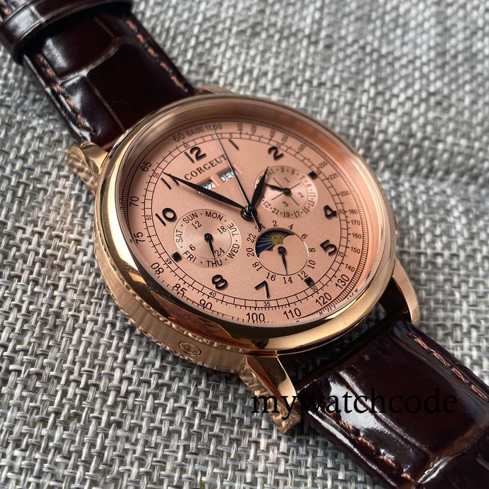 Automatic Men's Wristwatch Leather