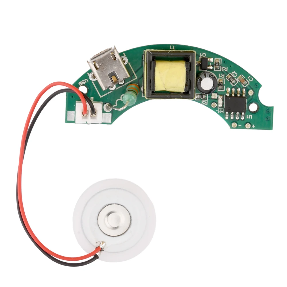 

DIY 2W Ultrasonic Mist Maker Atomizer Transducer Atomizer Film Plate 5V Humidifier Rubber Gasket Micro USB Humidifier Driver