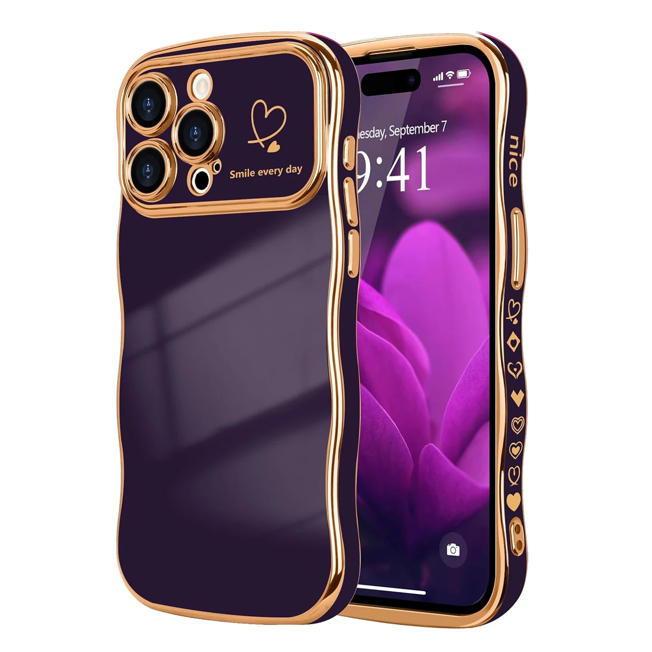 Luxury Plating Soft Case For iPhone 17 16 16e 15 14 13 12 11 Pro Max Air E 16Pro iPhone16 Shockproof Armor Red Pink White Cover 3