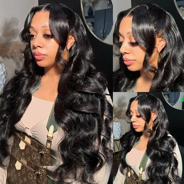30 40 46 Inch Body Wave 13x6 Hd Lace Frontal Wig Human Hair 360 Brazilian Pre Plucked Lace Wigs For Women 13x4 Lace Front Wigs 5