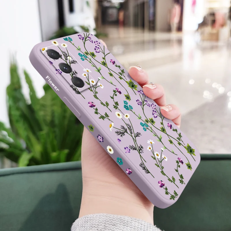 Fresh Flower Vine Design Phone Case Cover