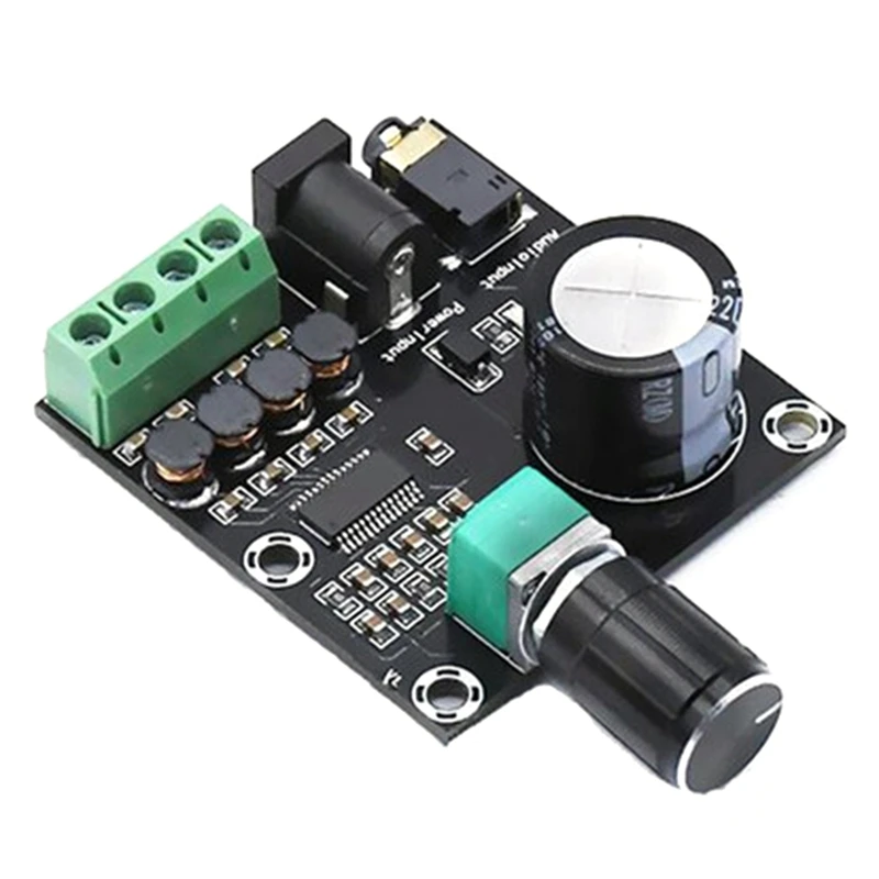 

Retail XH-A230 Digital Power Amplifier Board DC8-24V 15Wx2 Two-Channel Desktop Speaker Electronic DIY Audio Amplifier