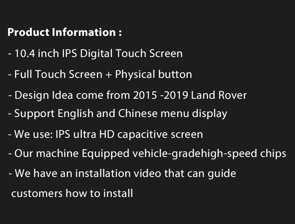 Android AC panel For Land Rover Range Rover Sport L405 2013-2017 Climate Control AC Control Board