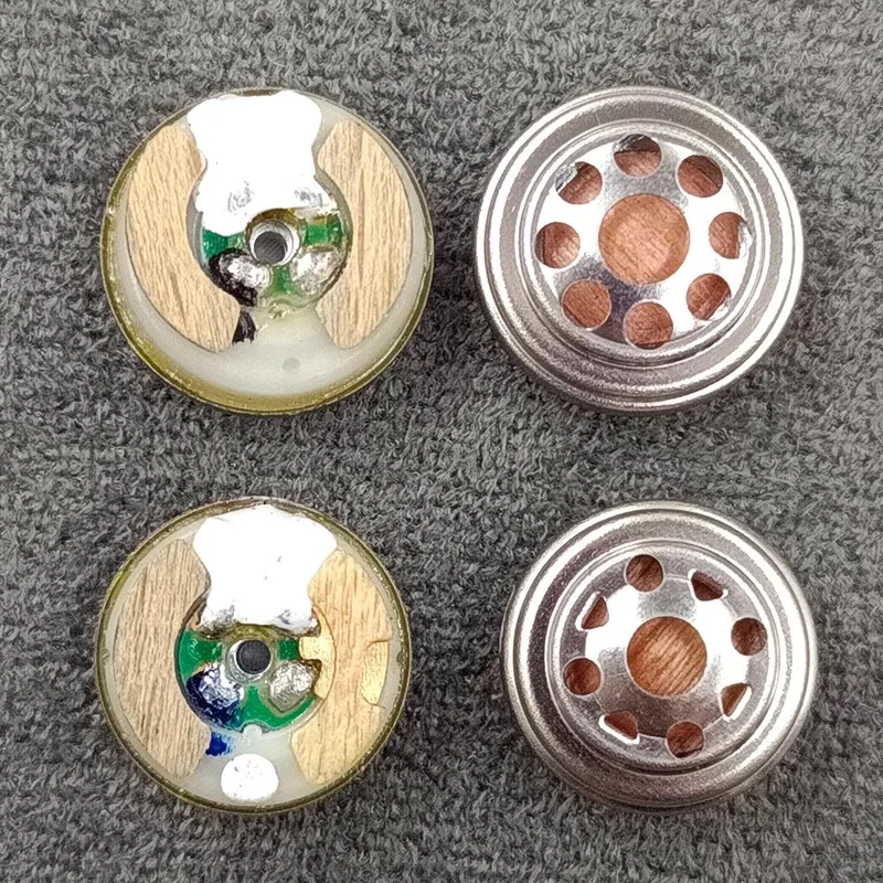 

10 мм 10,6 мм деревянная композитная диафрагма динамик для наушников 2 шт.