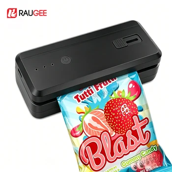 Mini Packaging Sealer USB Rechargeable Food Sealing Machine With Cutter Mini Heat Bag Sealing Food Packaging Heat Sealer 1