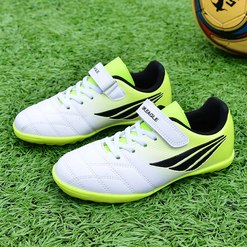 28-37# Stylish And Comfortable Breathable  Boys Girls Training Game Sneakers Indoor Outdoor Lawn Youth Student Soccer Shoes