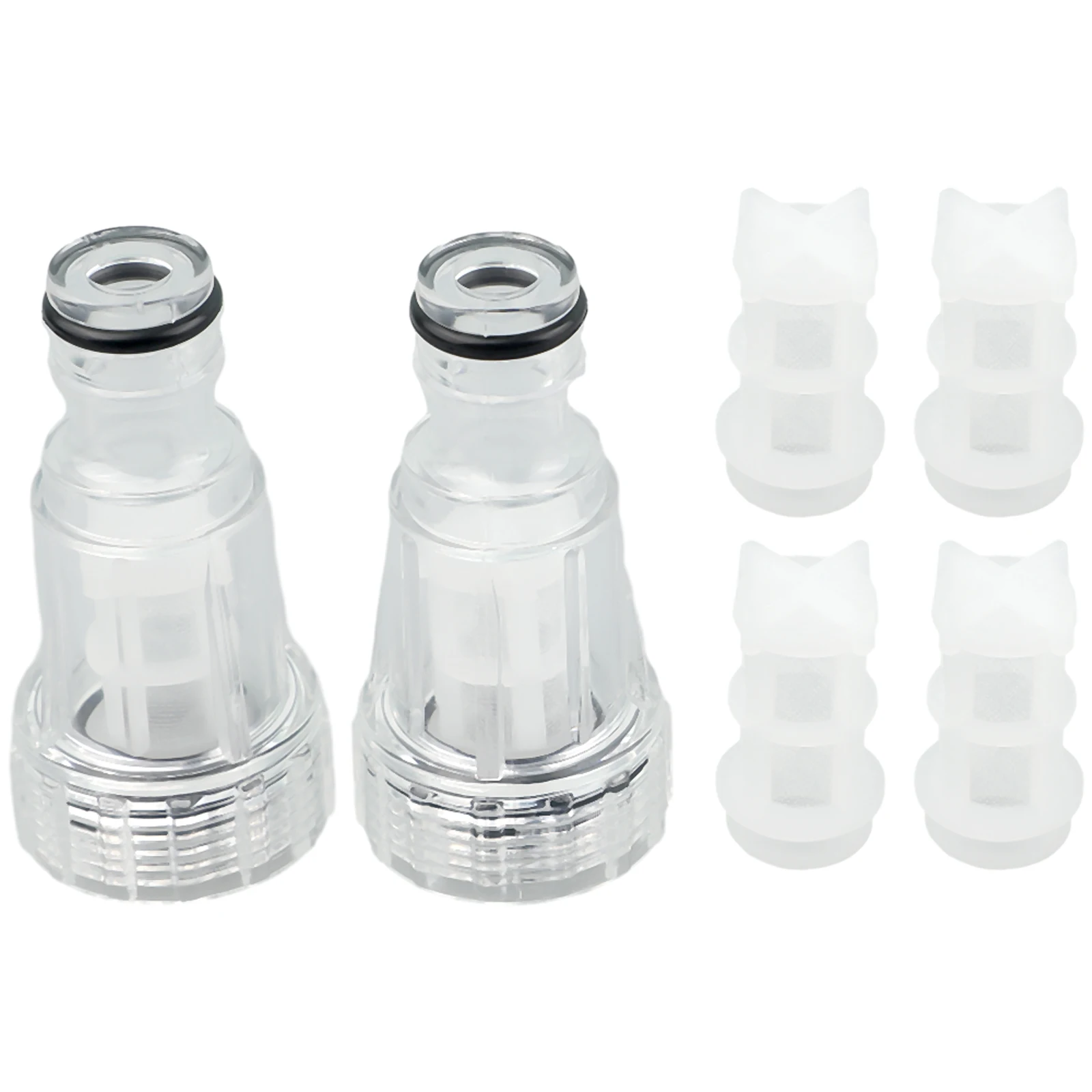 

2pcs High Pressure Connection Filters+4pcs Nets For Karcher K2-K7 Series Water Filter Connection Washing Machine Accessaries